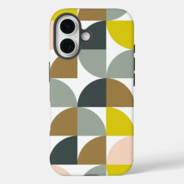 Muster für hübsche geometrische Formen in weichen  iPhone 16 Hülle