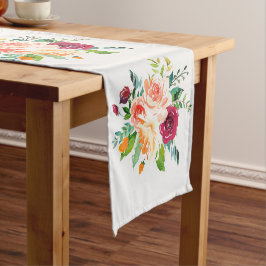 Muster für hübsche Vintage Rose Kurzer Tischläufer