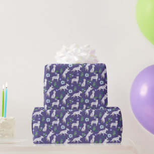 Muster für Hunde mit niedlichem Dalmatiner Geschenkpapier