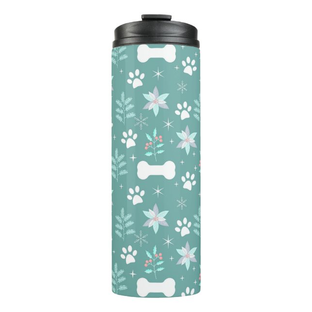 Muster für Hunde Thermosbecher (Vorderseite)