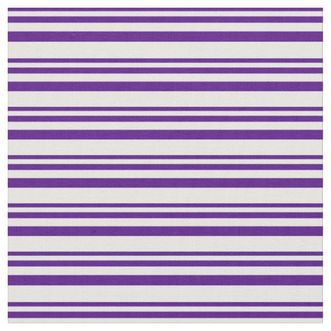 Muster für Indigo und Weiße Linien Stoff (Nahaufnahme)