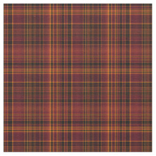 Muster für Karierte Herbstfarben aus Gold und Rot Stoff