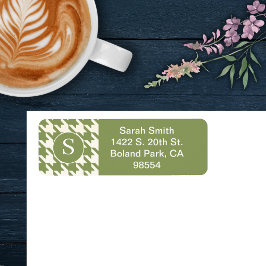 Muster für klassisches Hahnentrittmuster, grün und