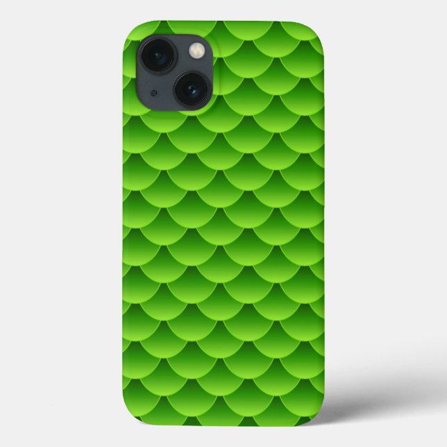 Muster für kleine grüne Fische Case-Mate iPhone Hülle (Rückseite)