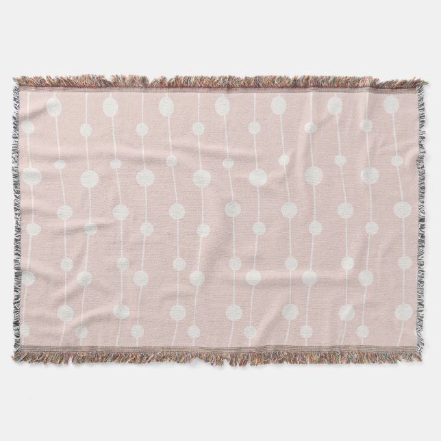 Muster für Kreise und Reihen Decke (Vorderseite)