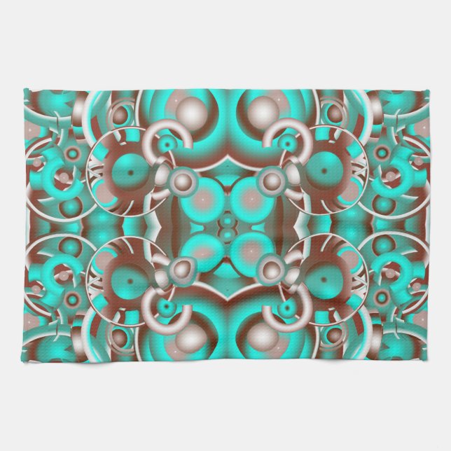 Muster für kreisförmige Himmelskonzentrische Kreis Geschirrtuch (Horizontal)