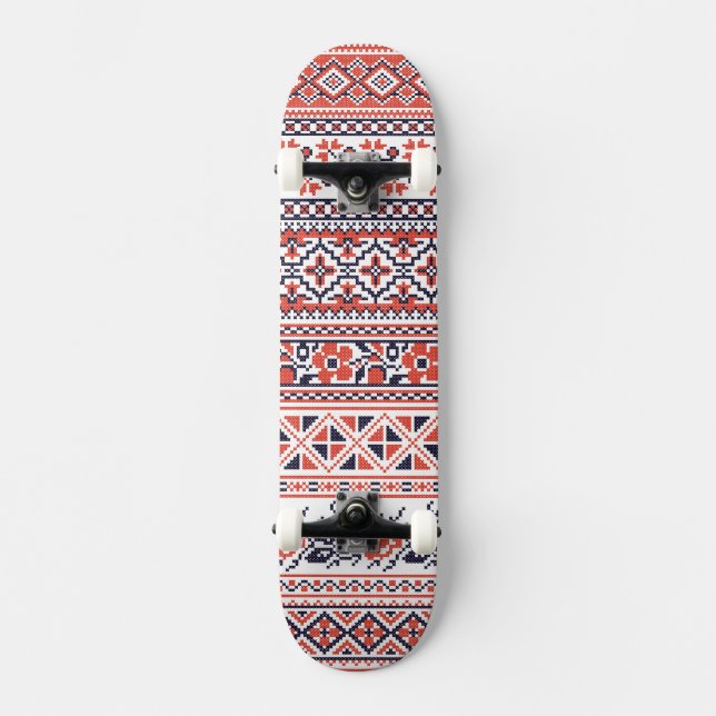Muster für Kreuzstiche Skateboard (Vorderseite)