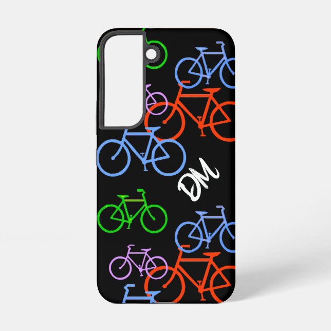 Muster für leuchtende Fahrräder Samsung Galaxy Hülle (Back)
