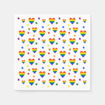 Muster für LGBT-Regenbogen und farbenfrohe Blume