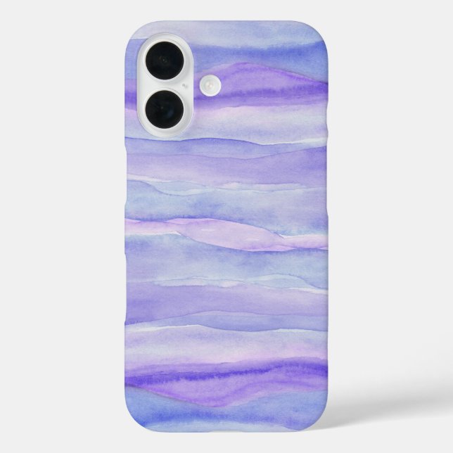 Muster für Lila Aquarellschichten mit kreativem La Case-Mate iPhone Hülle (Rückseite)
