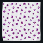 Muster für lila Druckfarben Halstuch<br><div class="desc">Zeigen Sie,  wie viel Sie Tiere mit dieser niedlichen lila Tierpfanne Liebe Druck gemustert bandana. Auch sieht phantastisch mit anderen Hintergründen aus. Wetten Sie,  dass Ihr Haustier es anziehen wird!</div>