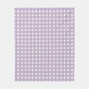 Muster für Lila geometrische Vintage Lavendel Fleecedecke