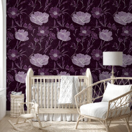 Muster für lila Glitzer Tapete