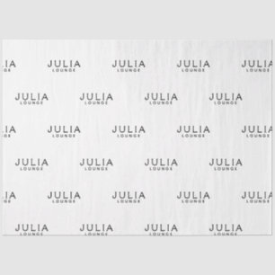 Muster für Markenbezeichnungen Moderne Eleganz Seidenpapier