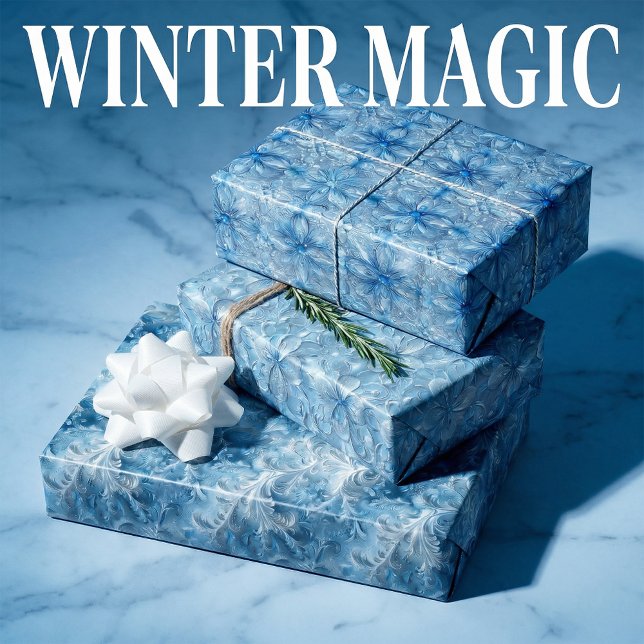 Muster für mattierte Windows- und Eiskristalle Geschenkpapier Set (Von Creator hochgeladen)