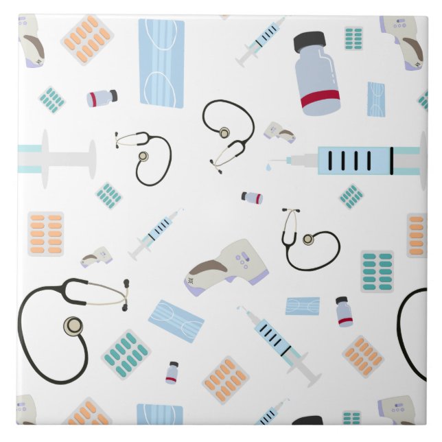 Muster für medizinische Versorgung Fliese (Vorderseite)