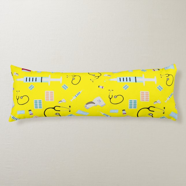 Muster für medizinische Versorgung Seitenschläferkissen (Vorderseite)