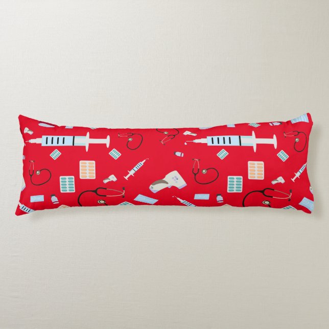 Muster für medizinische Versorgung Seitenschläferkissen (Vorderseite)