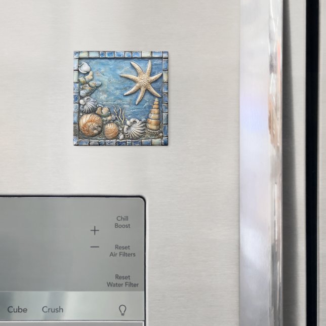 Muster für Meereslebenszyklen Magnet (In Situ (Kühlschrank))