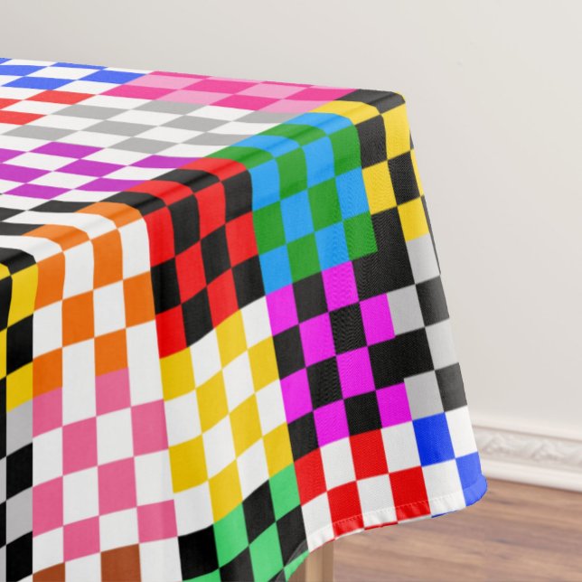 Muster für mehrfarbige Patchwork-Karo Tischdecke (Von Creator hochgeladen)