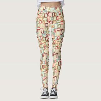 Muster für mehrfarbige Quadrate Leggings