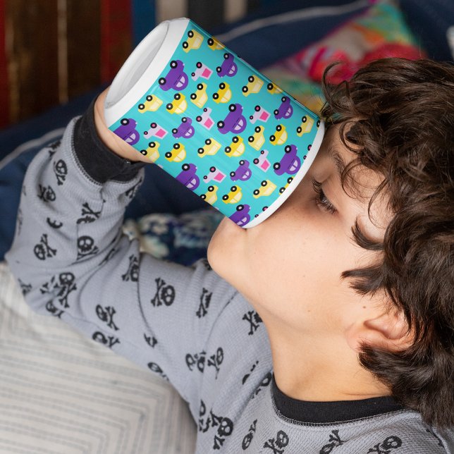 Muster für mehrfarbige Spielzeugautos Tasse (mugs and cups)