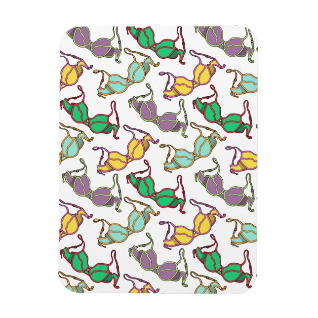 Muster für mehrfarbiges BH Magnet (Vertikal)