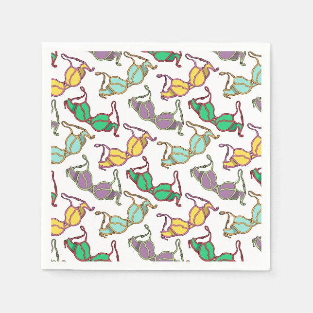 Muster für mehrfarbiges BH Serviette (Vorderseite)