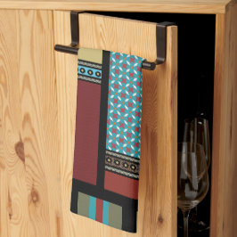 Muster für mexikanische Blockstäbe 1 Geschirrtuch