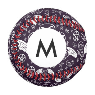 Muster für Monogramm "Voodoo" Baseball