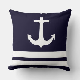 Muster für Nautische Verankerung und Streifen Kissen