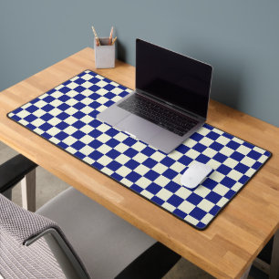 Muster für Navy & Cream Square Schreibtischunterlage