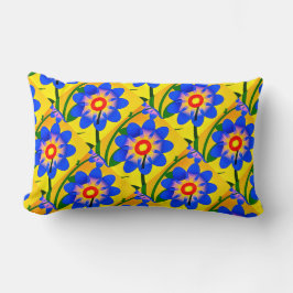 Muster für niedliche Abstrakte Blume Lendenkissen