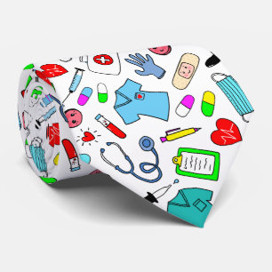 Muster für Niedliche Arztnährstoffe Krawatte