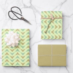 Muster für niedliche Bohemische Geometrie Geschenkpapier Set