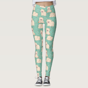 Muster für niedliche Weißbären Leggings