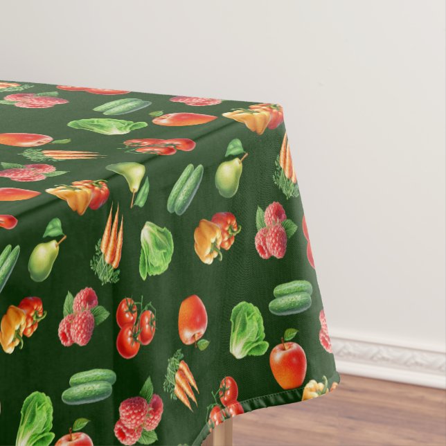 Muster für Obst und Gemüse Tischdecke (Beispiel)