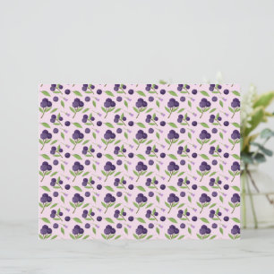 Muster für Obstkörbe - Blaubeeren