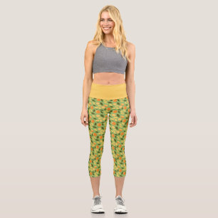 Muster für Obstkörbe - Orangen Capri Leggings