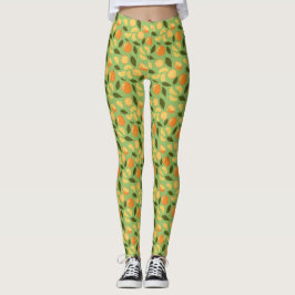 Muster für Obstkörbe - Orangen Leggings