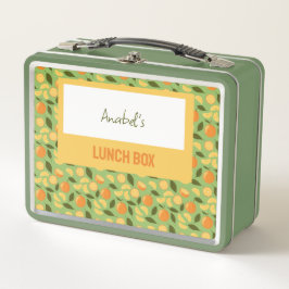 Muster für Obstkörbe - Orangen Metall Brotdose