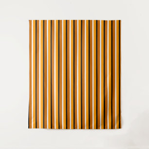 Muster für orange braune Streifen Wandteppich