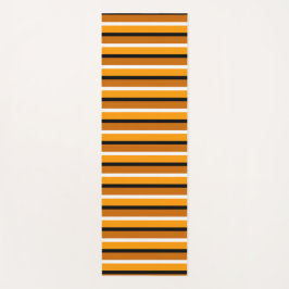 Muster für orange braune Streifen Yogamatte