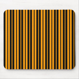 Muster für orange schwarze vertikale Streifen Mousepad