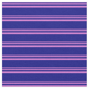Muster für orchid und blaue Linien Stoff