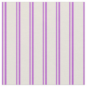 Muster für Orchideen und Beige Linien/Streifen Stoff