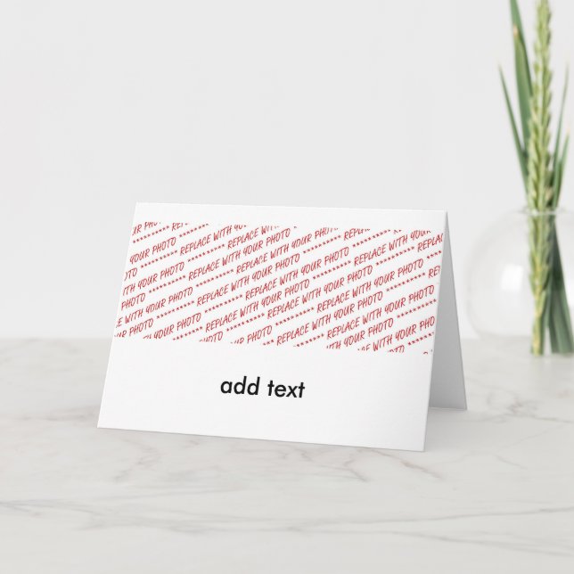 Muster für Panorama-, Gruppen- oder Klassenzeichen Karte (Vorderseite)