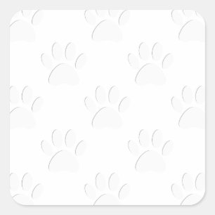 Muster für Papierschnitt Quadratischer Aufkleber