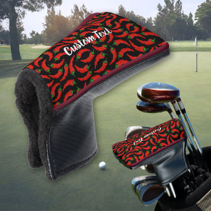 Muster für Paprikaschoten für Hot Chili Golf Headcover