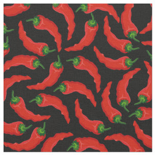 Muster für Paprikaschoten für Hot Chili Stoff